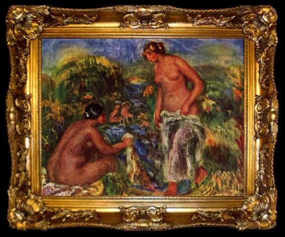 framed  Pierre-Auguste Renoir Women Bathers,, ta009-2